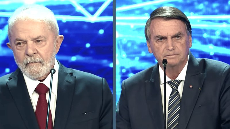 Lula tem 52 dos votos válidos no 1º turno e Bolsonaro 34 aponta