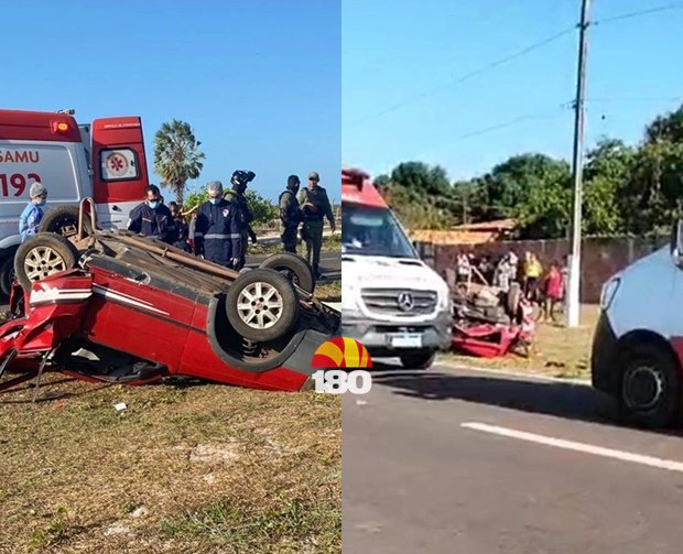 Grave Acidente Capotamento Deixa Uma Pessoa Morta No Litoral Do