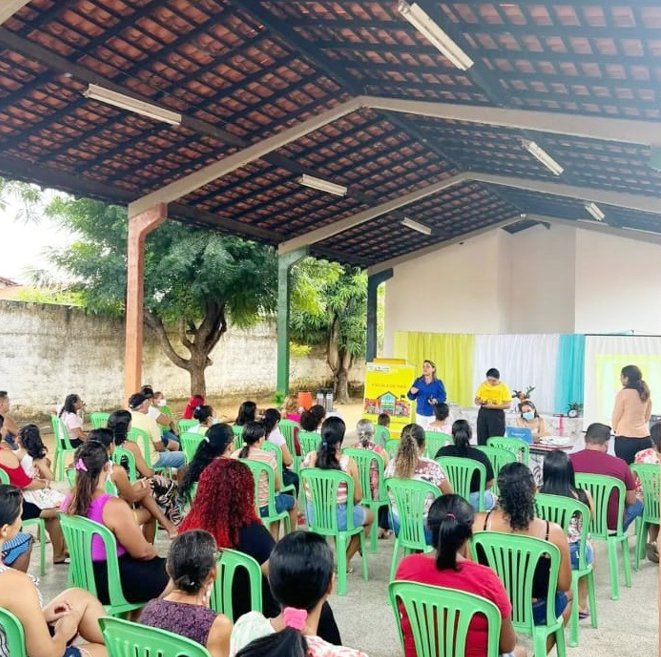 Pais De Alunos Da Escola Municipal Residencial Pedra Mole Participam De