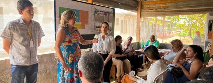 Secret Ria Zenaide Lustosa Visita Obras Da Casa Da Mulher Brasileira