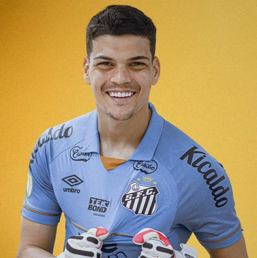 Santos anuncia contratação do goleiro Gabriel Brazão ex Inter de Milão