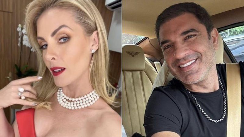 Ana Hickmann posa de maiô cavado e recebe elogio de Edu Guedes