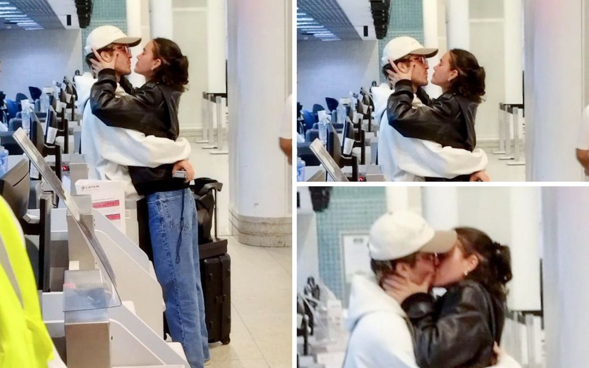 Bruna Marquezine E Jo O Guilherme S O Flagrados Se Beijando Graus