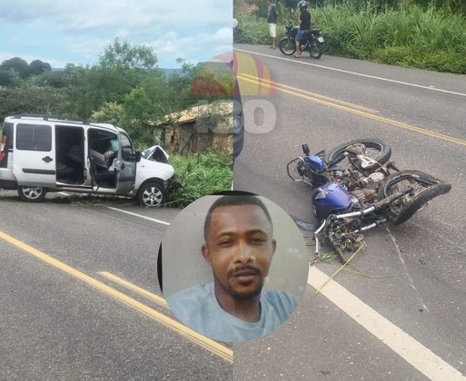 PRF aponta que carro invadiu contramão e causou acidente com morte em Cristino Castro