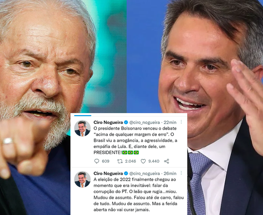 Ciro Nogueira dobre o debate: "Brasil viu a arrogância, a agressividade, a empáfia de Lula"