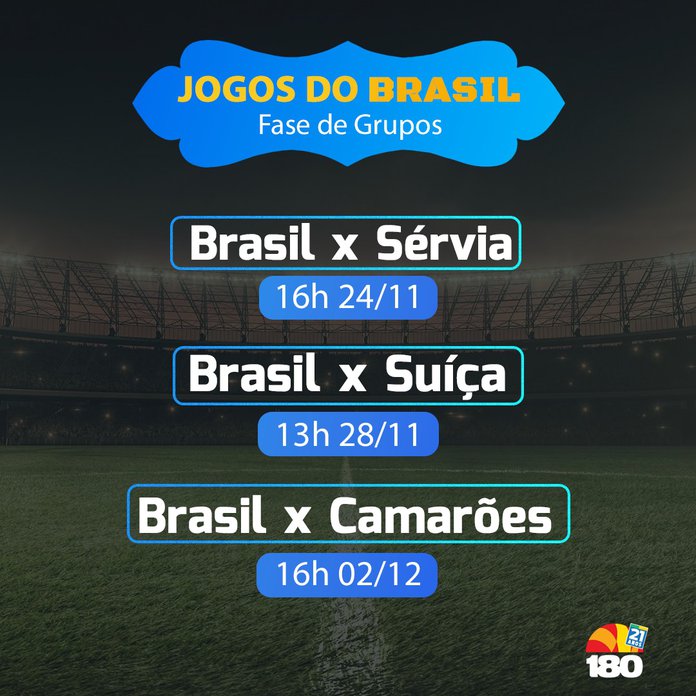 180graus divulga tabela completa com todos os jogos da copa; confira -  180graus - O Maior Portal do Piauí
