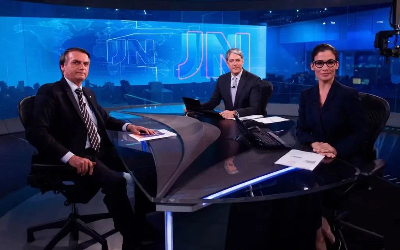 Jornal Nacional entrevista Bolsonaro nessa segunda (22); veja onde