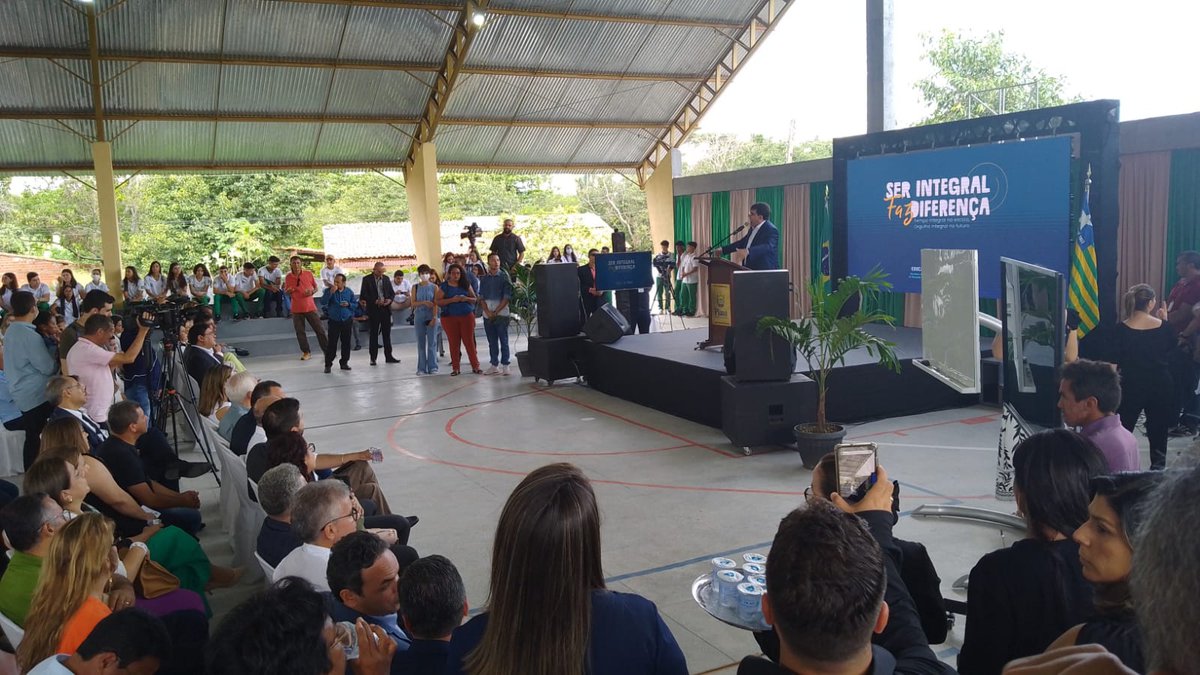 Rafael Fonteles Entrega Reforma Do Ceti Rama Boa E Ministra Aula Magna