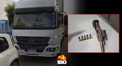 PM recupera caminhão roubado com carne bovina avaliada em R$ 500 mil e prende membros de quadrilha