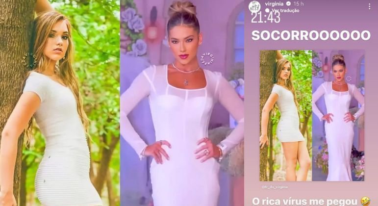 Virginia Fonseca surpreende com antes e depois da fama O rica vírus me pegou graus O