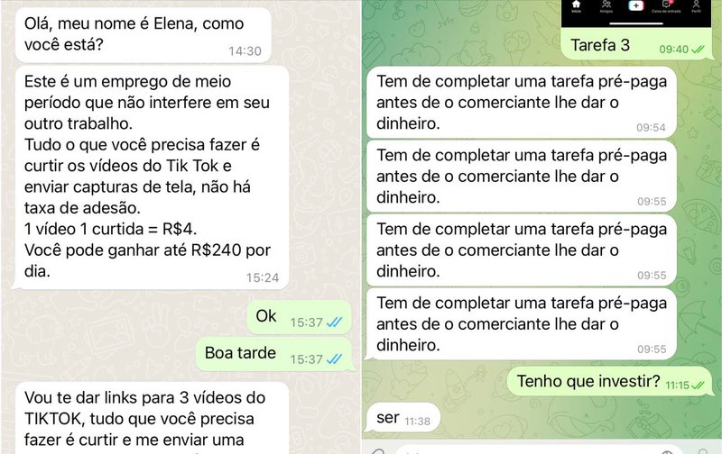 Golpe da renda extra' promete dinheiro fácil para quem fizer