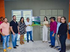 Prefeito do município de Joaquim Pires, Genival Bezerra inaugura obras nas áreas de saúde e esporte (Foto: )
