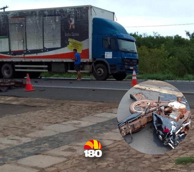 Urgente Homem Morre Após Colidir Moto Contra Caminhão No Norte Do Piauí 180graus O Maior 