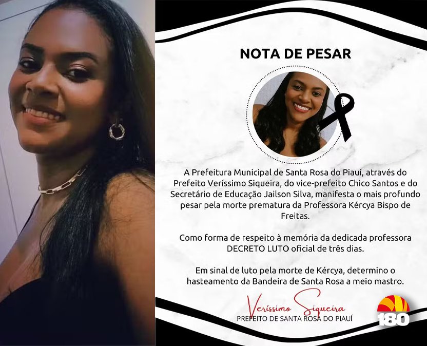 Professora passa mal em academia no PI e morre dias após por causa de  aneurisma - 180graus - O Maior Portal do Piauí