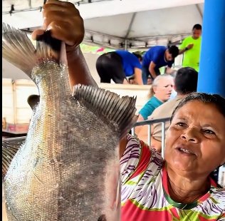 Distribuição de peixe em Altos