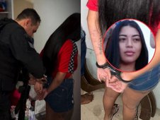 Mulheres presas durante operação em Teresina (Foto: Reprodução)