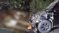 Acidente com animal na PI-115 destrói veículo de prefeitura do interior do Piauí