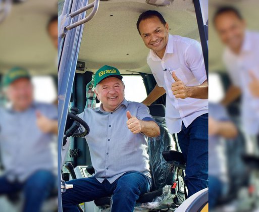 Retroescavadeira fruto de emenda do deputado Merlong já beneficia agricultores em José de Freitas