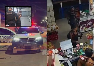 1. Vídeo mostra mulher sendo esfaqueada no coração dentro de mercearia 2.