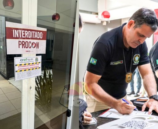 Academia é interditada temporariamente pelo Procon por falta de registro no CREF-15 em Teresina