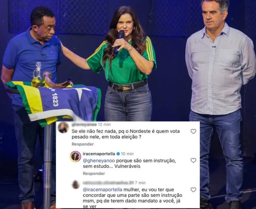 Aliada de Joel e Ciro, Iracema Portella chama povo nordestino de “sem estudo”