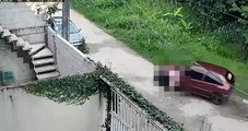 Câmera flagra homem arrastando companheira com carro em Campo Grande