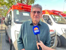 Dr. Pedro Otacílio destaca reforço no atendimento de pacientes graves com nova ambulância do SA (Foto: 180graus)