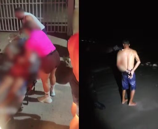 Mulher é esfaqueada e ex-companheiro é preso escondido no mar no litoral do PI