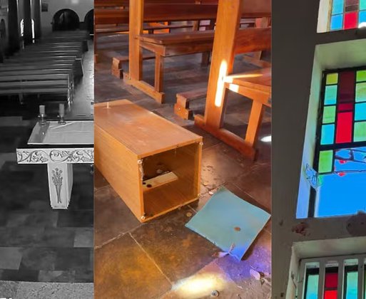 Suspeito deixa tornozeleira eletrônica dentro de igreja após invadir e arrombar cofre de ofertas no PI
