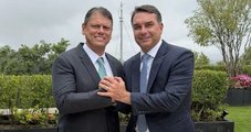 Tarcísio e Flávio Bolsonaro