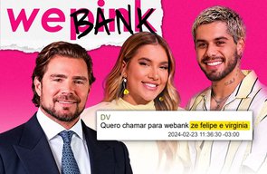 Vorcaro negociou R$ 25 milhões para Virginia e Zé Felipe divulgarem WeBank
