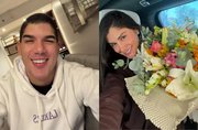 Zé Vaqueiro surpreende a ex-mulher com buquê de flores e ganha declaração: 'Eu o amo'