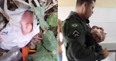 Bebê é encontrado dentro de sacola em meio a lixo em Icó, no interior do Ceará