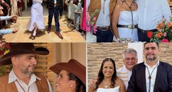 Prefeita de Cocal de Telha celebra 25 anos de casamento com renovação de votos
