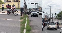 Série de acidentes deixa piloto de motolância do Samu com perna fraturada em Teresina