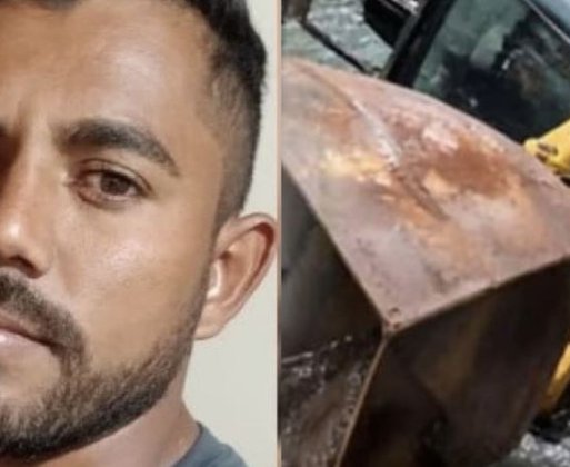 Trabalhador piauiense fica seriamente ferido após cair em rio durante manuseio de pá carregadeira