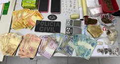 Comércio em frente à escola em Parnaíba era usado como boca de fumo; mulher é presa