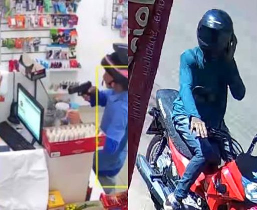 Criminosos invadem farmácia e rendem atendente durante assalto em Teresina; veja vídeo!