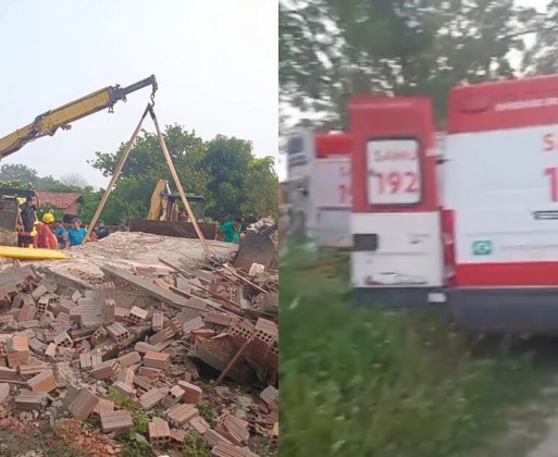 Casa desaba na Vila Marupa e deixa mãe grávida e sete filhos soterrados no Norte do Piauí