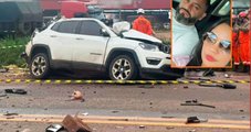 Casal que morreu em acidente na BR-163 é identificado: possível invasão de pista