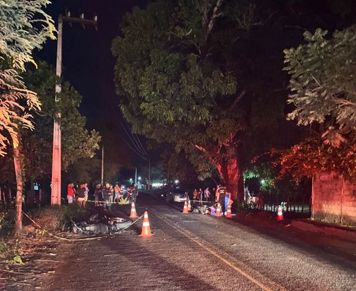 Colisão frontal entre motocicletas deixa duas pessoas mortas