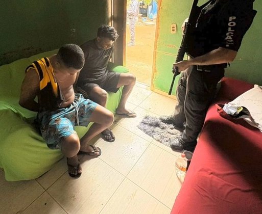 Dupla é presa suspeita de roubo violento contra idosa em Caracol, no Sul do Piauí