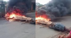 Moradores interditam avenida após atropelamento de idoso na zona Sul de Teresina