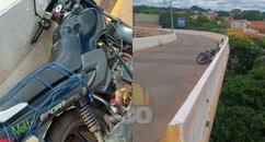 Motociclista desaparece no Rio Parnaíba após cair da Ponte da Amizade entre Teresina e Timon