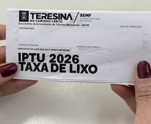 Prefeitura de Teresina divulga regras para pagamento do IPTU, TCRD e COSISP 2026
