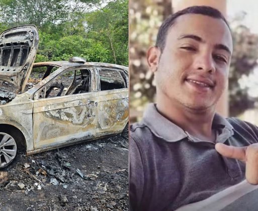 Veículo de motorista de aplicativo morto é localizado carbonizado no Norte do Piauí
