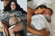 Carol Peixinho celebra 8 meses do filho