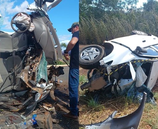 Colisão entre carro e caminhonete deixa dois mortos e dois feridos no Sul do Piauí