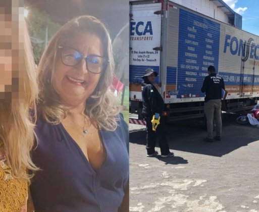 Mãe morre e filha fica grave após colisão entre moto e caminhão em Campo Maior
