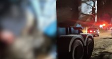 Menino de 6 anos morre após cair e ser atropelado por carreta enquanto brincava na rua